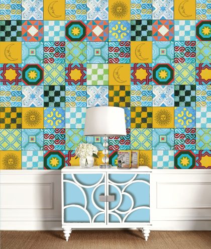 SCILLA TILES AZZURRO