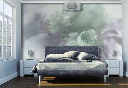 ACQUARELLO FLOWERS GRIGIO