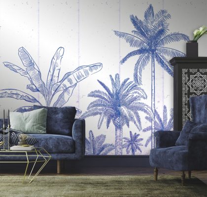 PANNELLO TROPICALE BLU