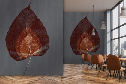 LEAVES FAN ROSSO