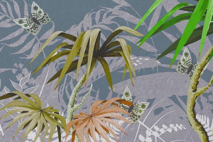 CANVAS TROPICAL AZZURRO