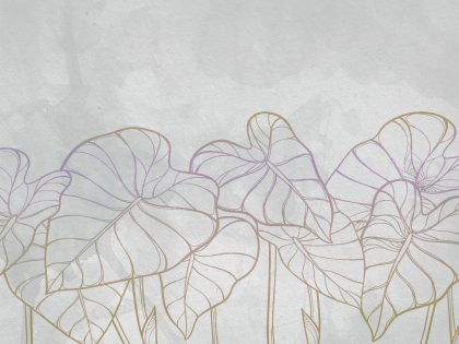 ACQUARELLO LEAVES GRIGIO