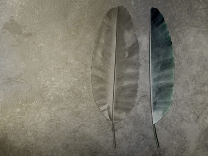 METAL LEAVES VERDE