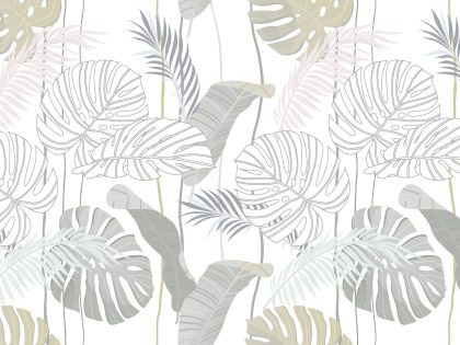 Tropical Curtains grigio