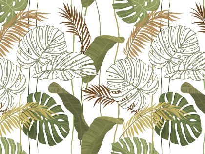 Tropical Curtains verde